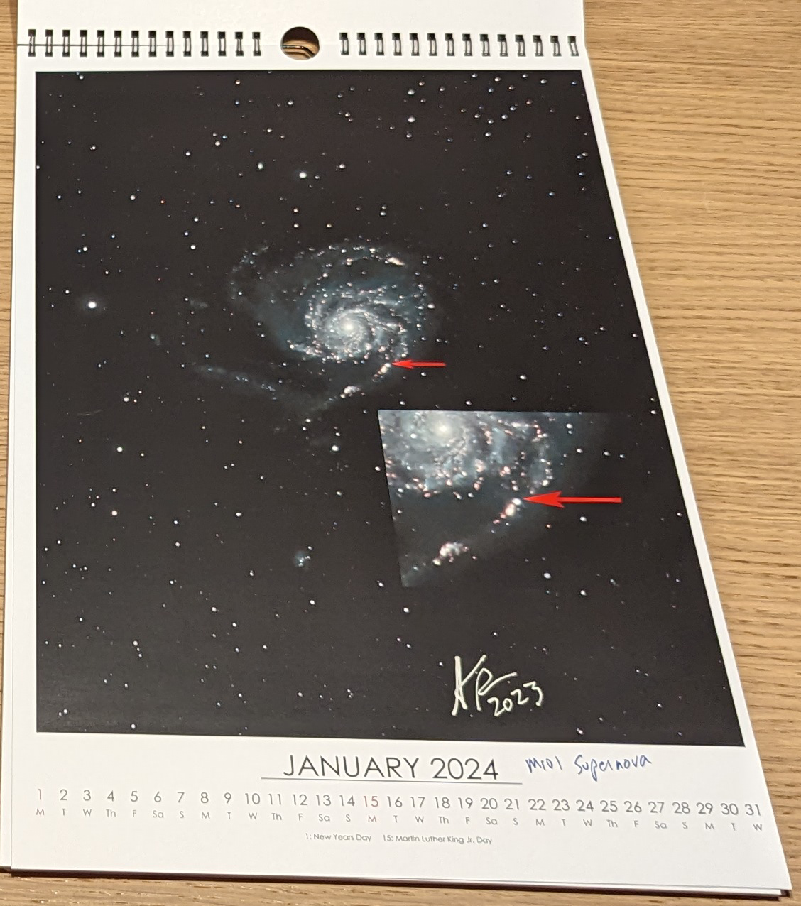 2024 Large Format Astrophotography Calendar - Signed Limited Edition